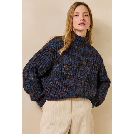 La Fee Maraboutee pullover blau