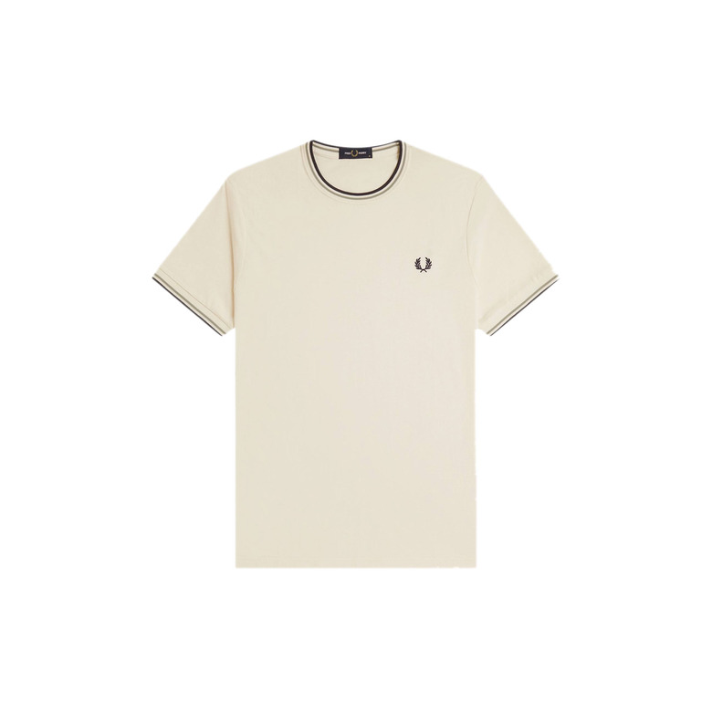 Fred Perry t-shirt ecru 1