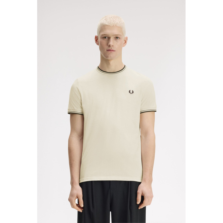 Fred Perry t-shirt ecru 2