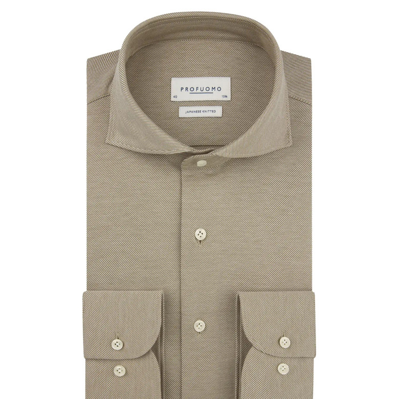 Profuomo hemd beige 2