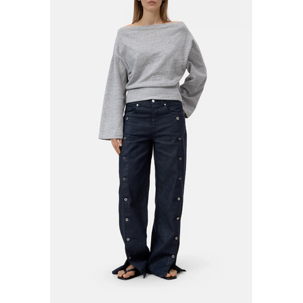 Closed sweater grau