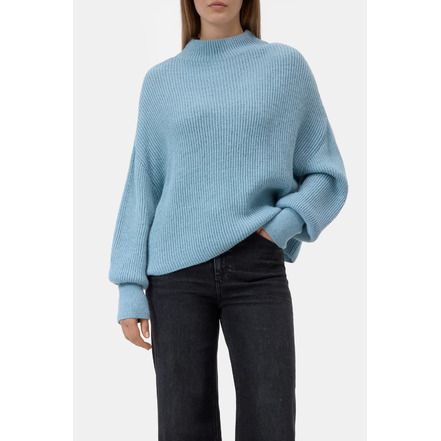 Closed pullover blau