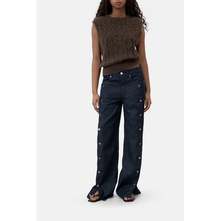 Closed pullover braun