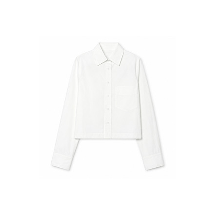 Closed bluse weiss