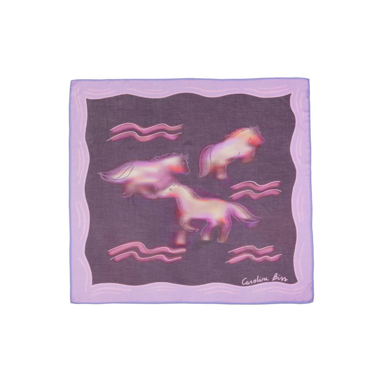 Caroline Biss schal violett 1