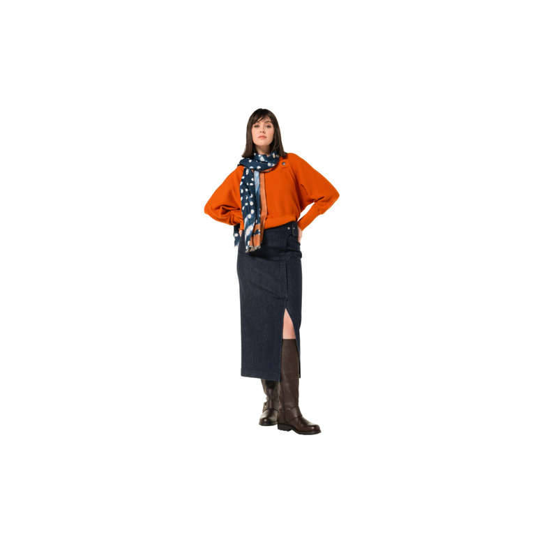 Caroline Biss schal blau 2