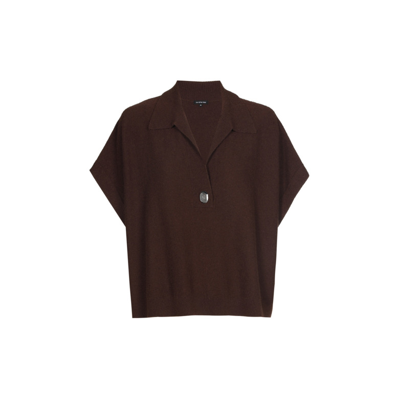 Caroline Biss strickjacke braun 1