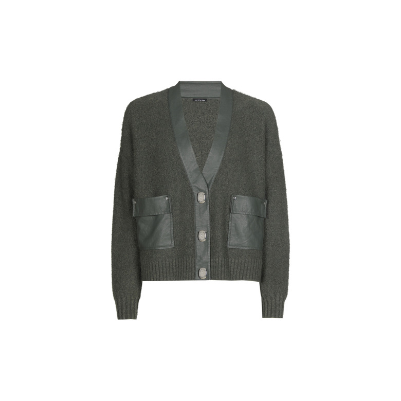 Caroline Biss strickjacke grÜn 1
