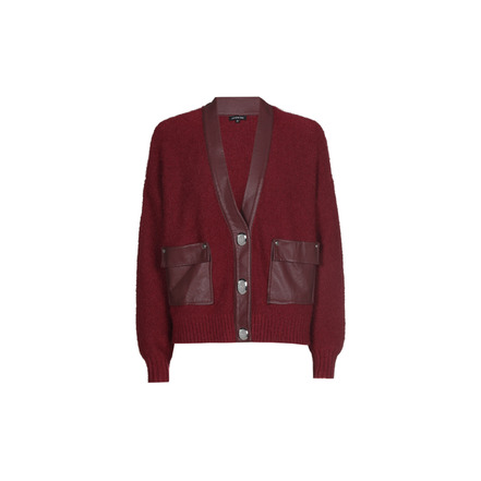 Caroline Biss strickjacke bordeaux