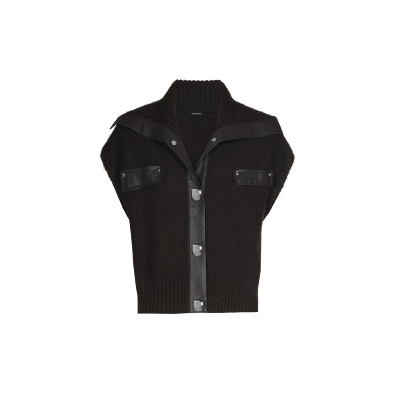 Caroline Biss strickjacke braun 1