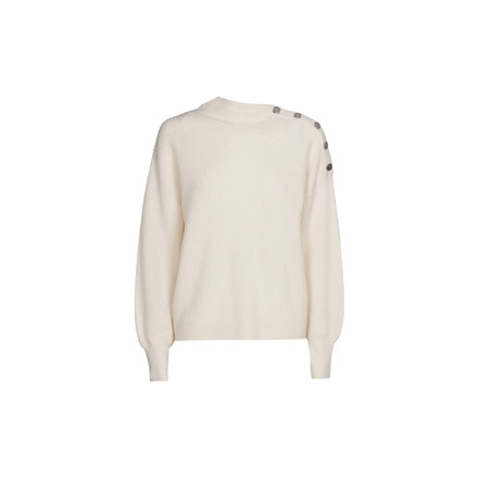 Caroline Biss poncho ecru