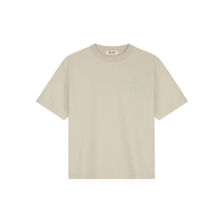Olaf Hussein t-shirt beige 1