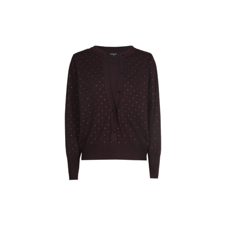 Caroline Biss strickjacke bordeaux