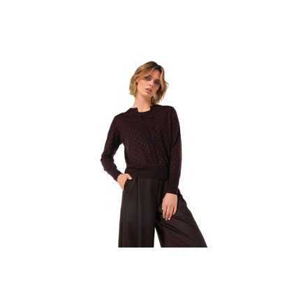 Caroline Biss strickjacke bordeaux