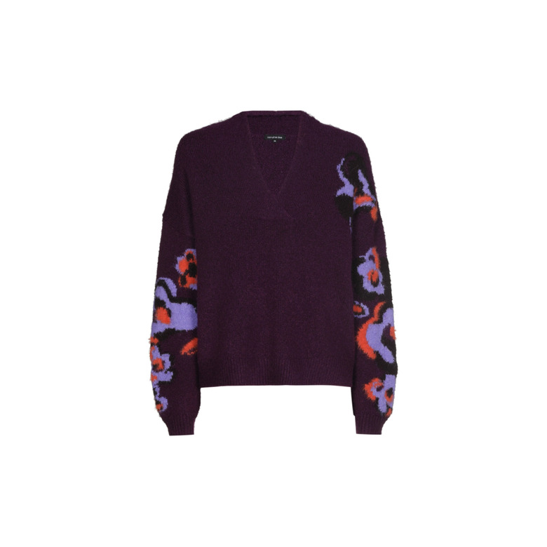 Caroline Biss pullover bordeaux 1