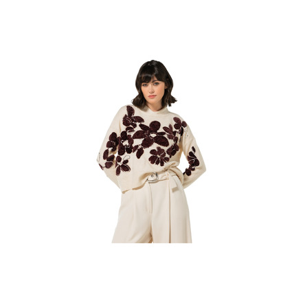 Caroline Biss pullover ecru