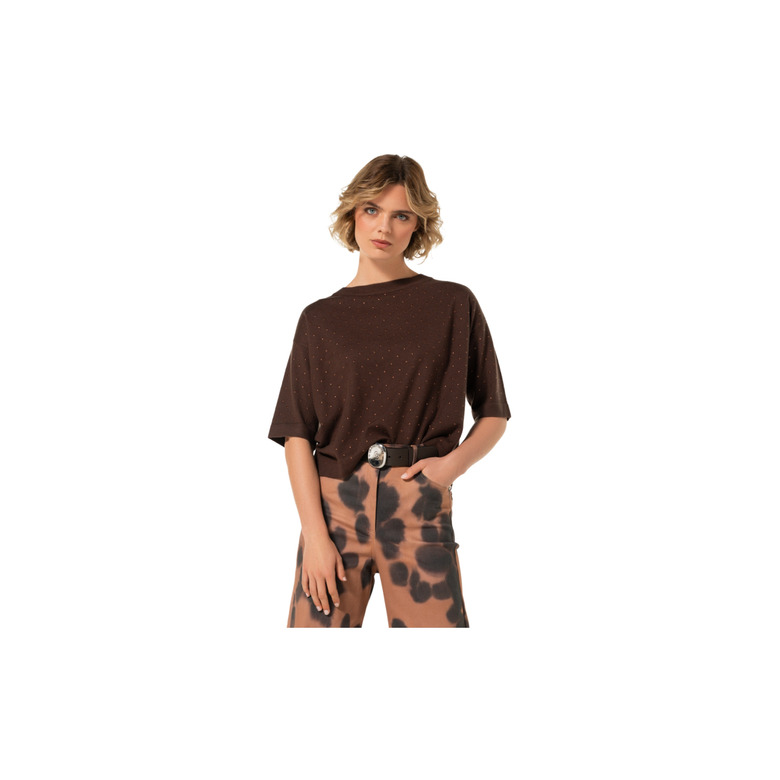 Caroline Biss pullover braun 2