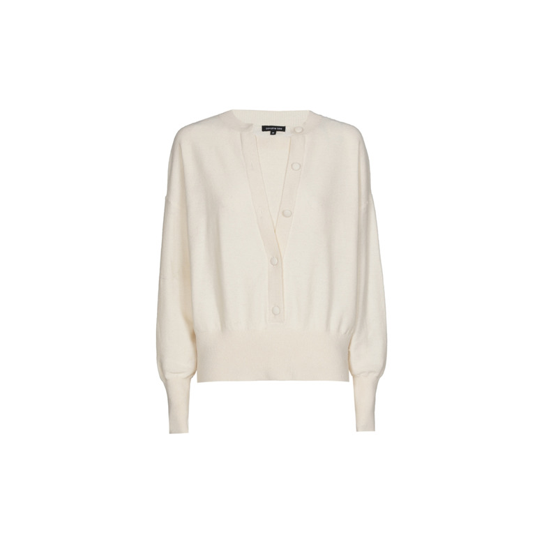 Caroline Biss strickjacke ecru 1