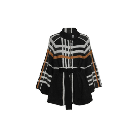 Caroline Biss poncho schwarz
