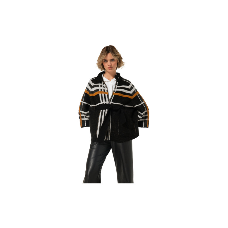 Caroline Biss poncho schwarz 2