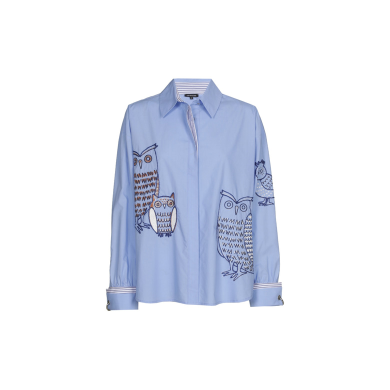 Caroline Biss bluse blau 1
