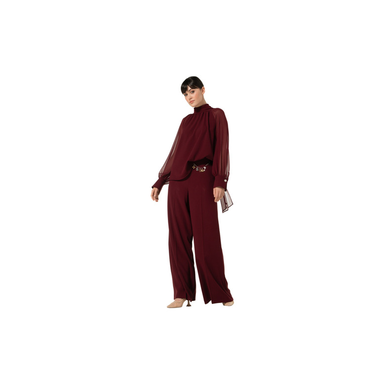 Caroline Biss hose bordeaux 2