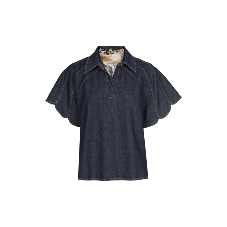 Caroline Biss bluse blau 1
