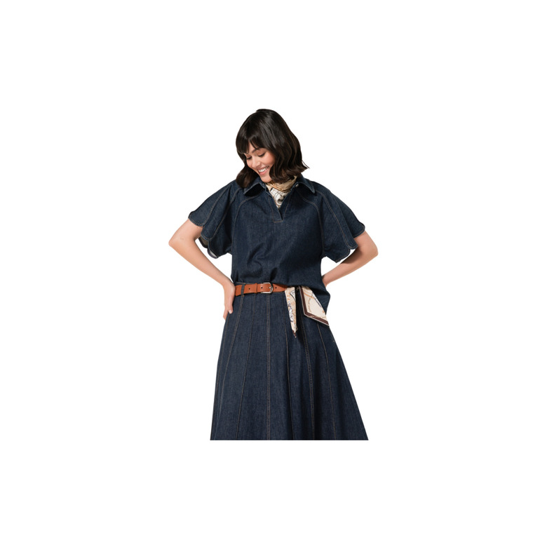 Caroline Biss bluse blau 2