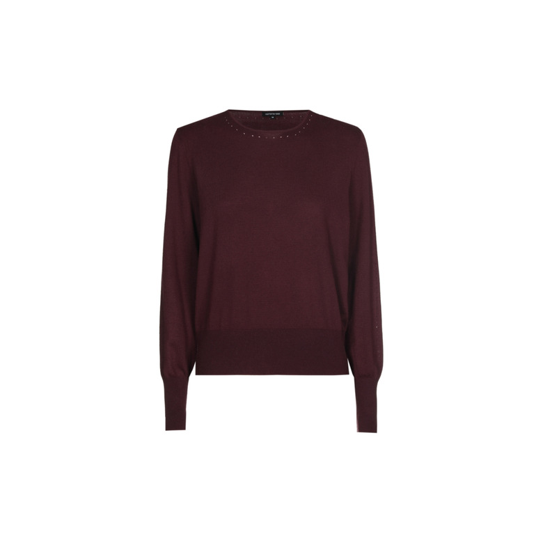 Caroline Biss pullover bordeaux 1