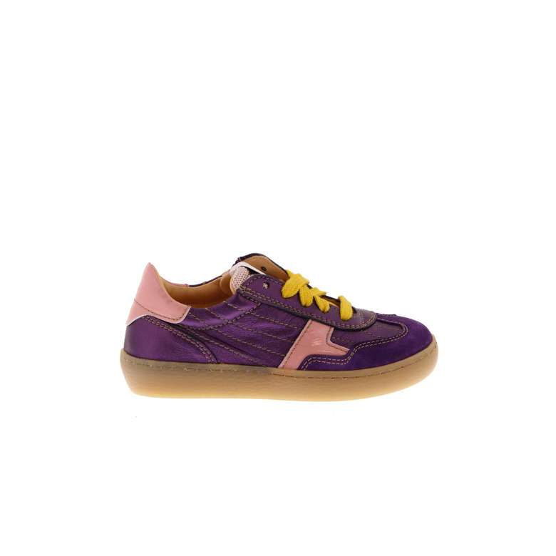 Ocra chaussures à lacets violet 1
