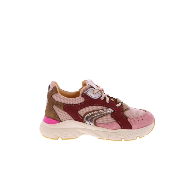 Ocra chaussures à lacets rose 1