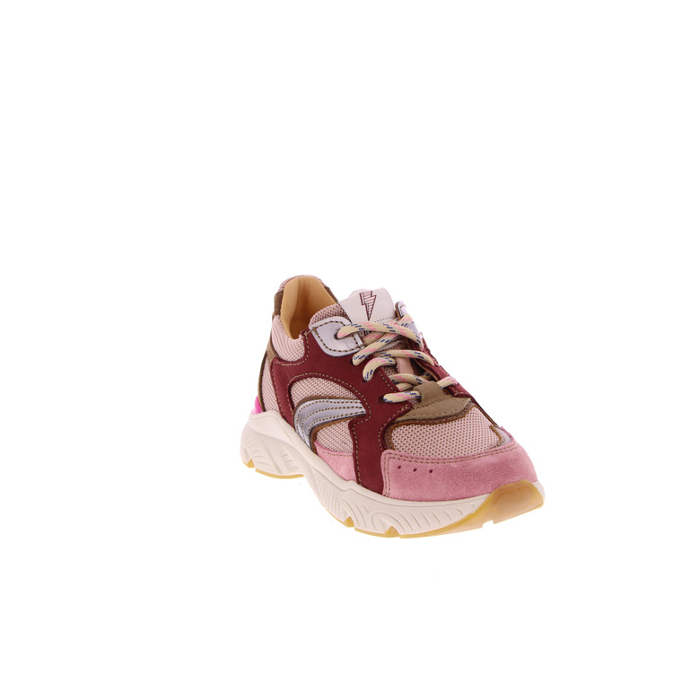 Ocra chaussures à lacets rose 2