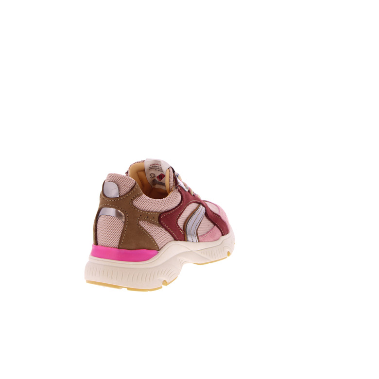 Ocra chaussures à lacets rose 4