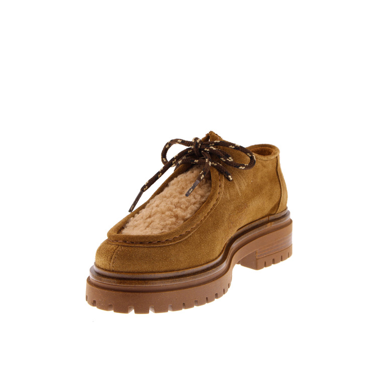 Ctwlk veterschoenen cognac 3