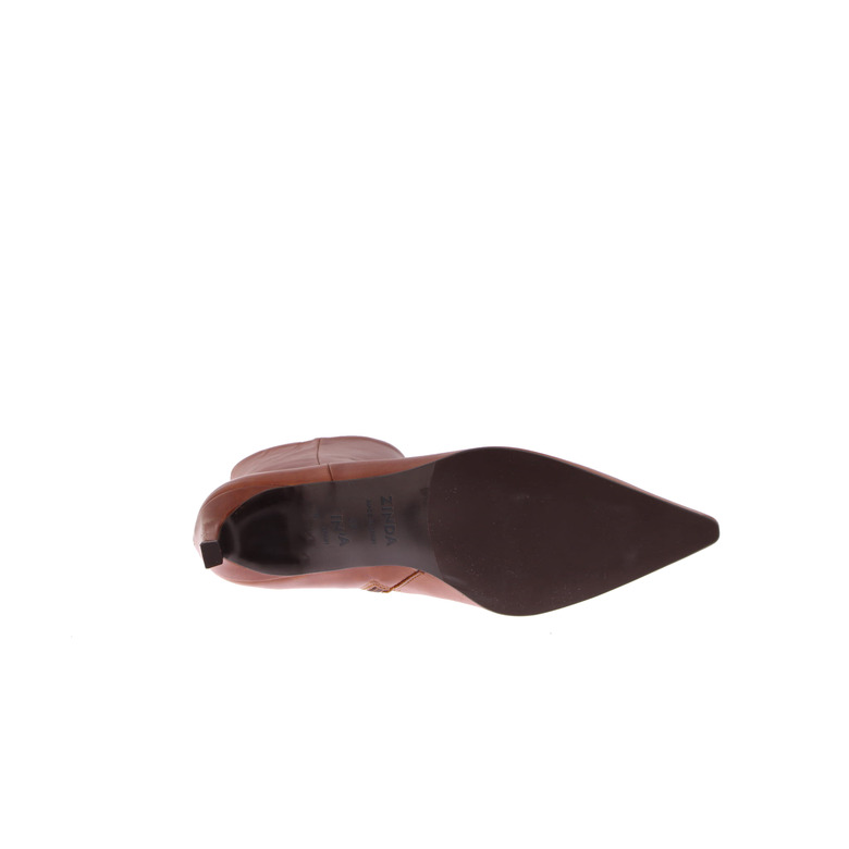 Zinda stiefelette cognac 5