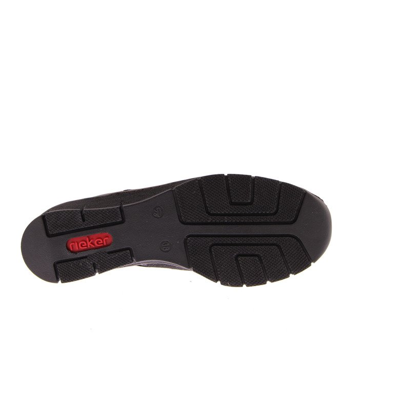 Rieker velcro schoenen zwart 5