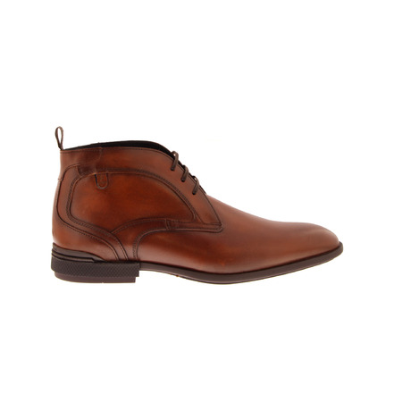 Floris Van Bommel veterschoenen cognac
