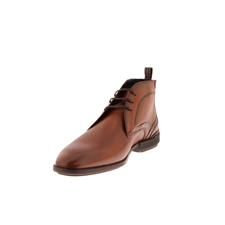 Floris Van Bommel veterschoenen cognac 3