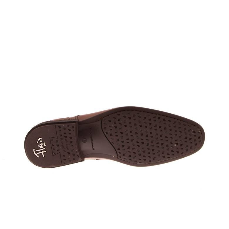 Floris Van Bommel veterschoenen cognac 5