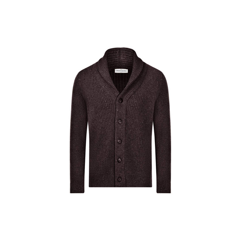 Gran Sasso cardigan bruin 1