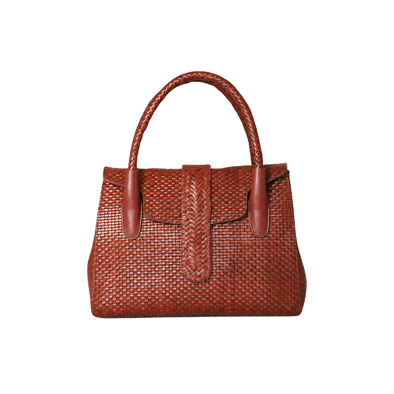 Allan K handtasche cognac 1