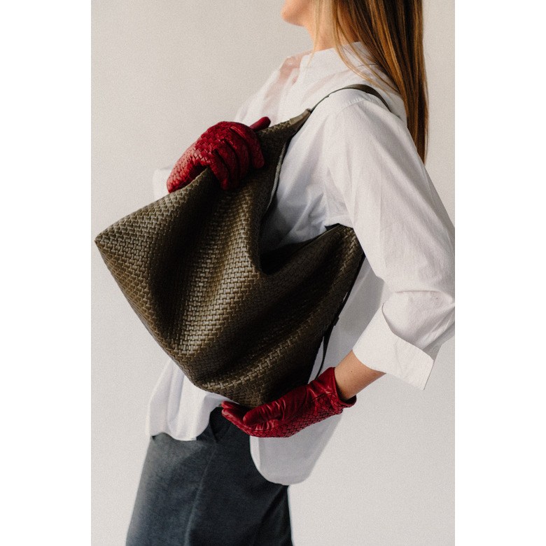 Allan K schultertasche grÜn 4