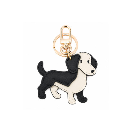 Seidenfelt bag charm zwart