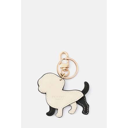Seidenfelt bag charm zwart