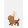 Seidenfelt bag charm bruin 2