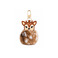 Seidenfelt bag charm bruin 1
