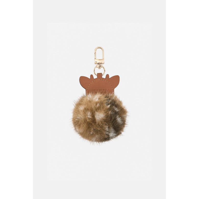 Seidenfelt bag charm bruin 2