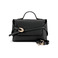 Seidenfelt handtasche schwarz