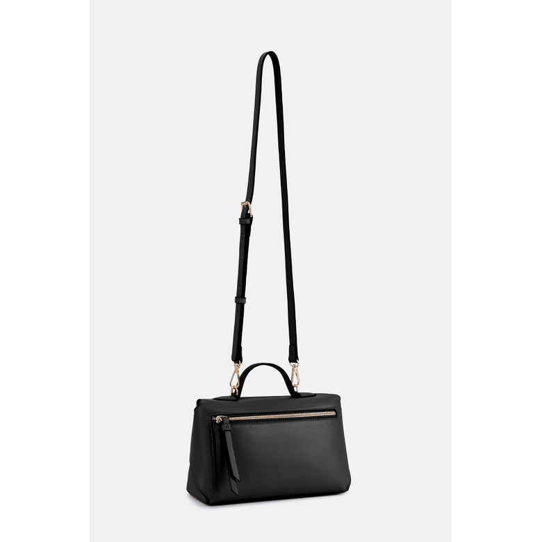 Seidenfelt handtasche schwarz 2