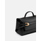 Seidenfelt handtasche schwarz 3